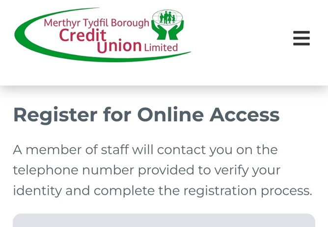 REGISTERING FOR ONLINE BANKING