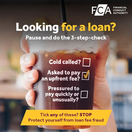 BEWARE OF NEW SCAM -  LOAN FEES