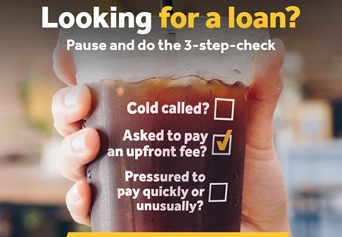 BEWARE OF NEW SCAM -  LOAN FEES