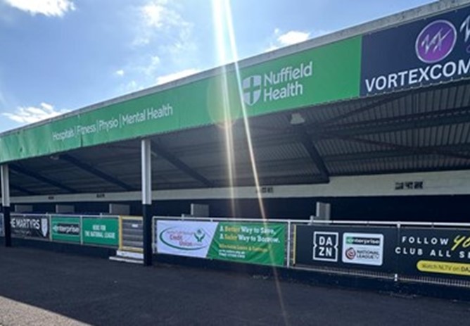 Merthyr Tydfil Borough Credit Union is delighted to sponsor  Merthyr Town FC for the 2025/26 season